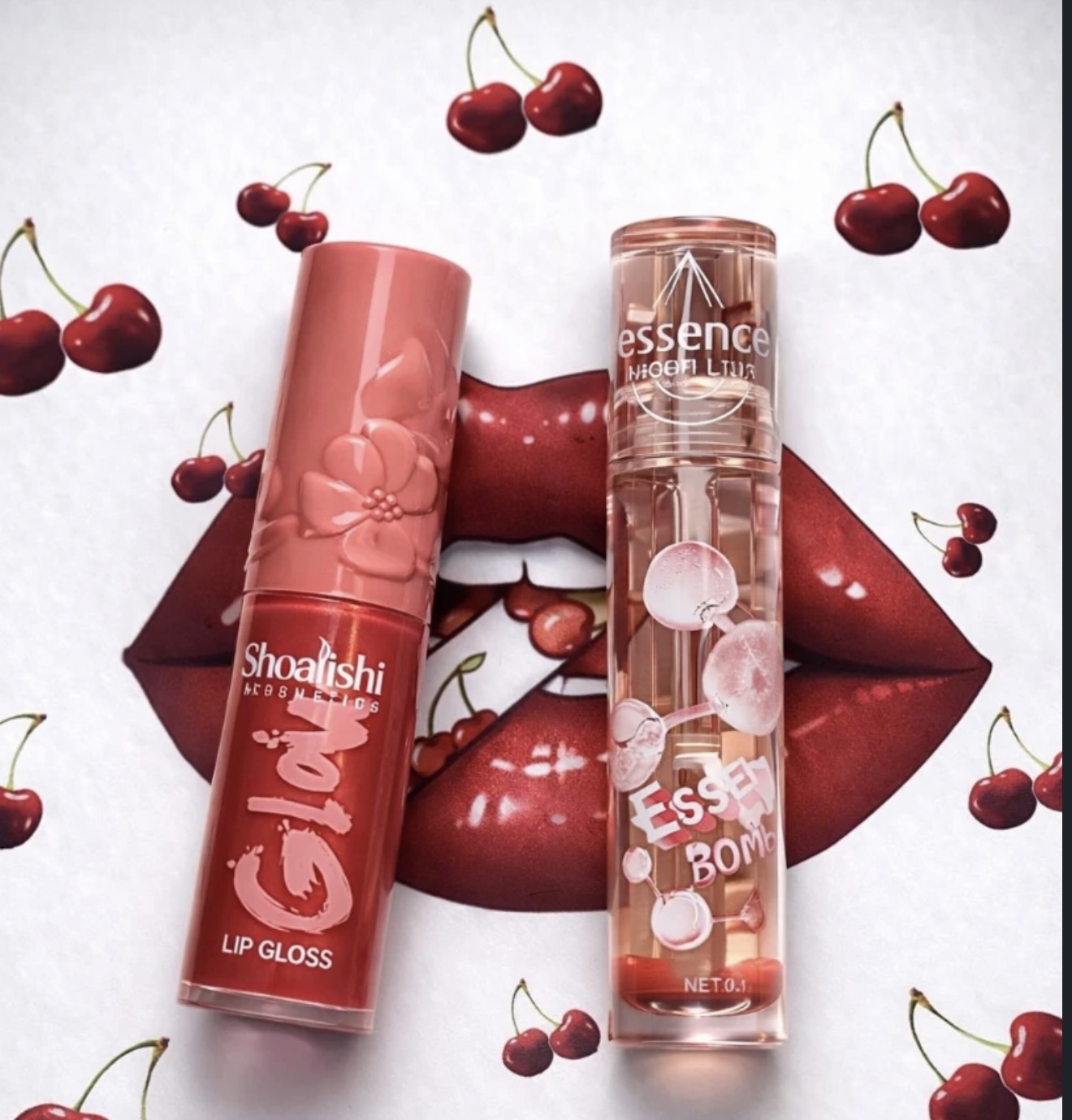 Duo Gloss Cerise & Essence Bomb